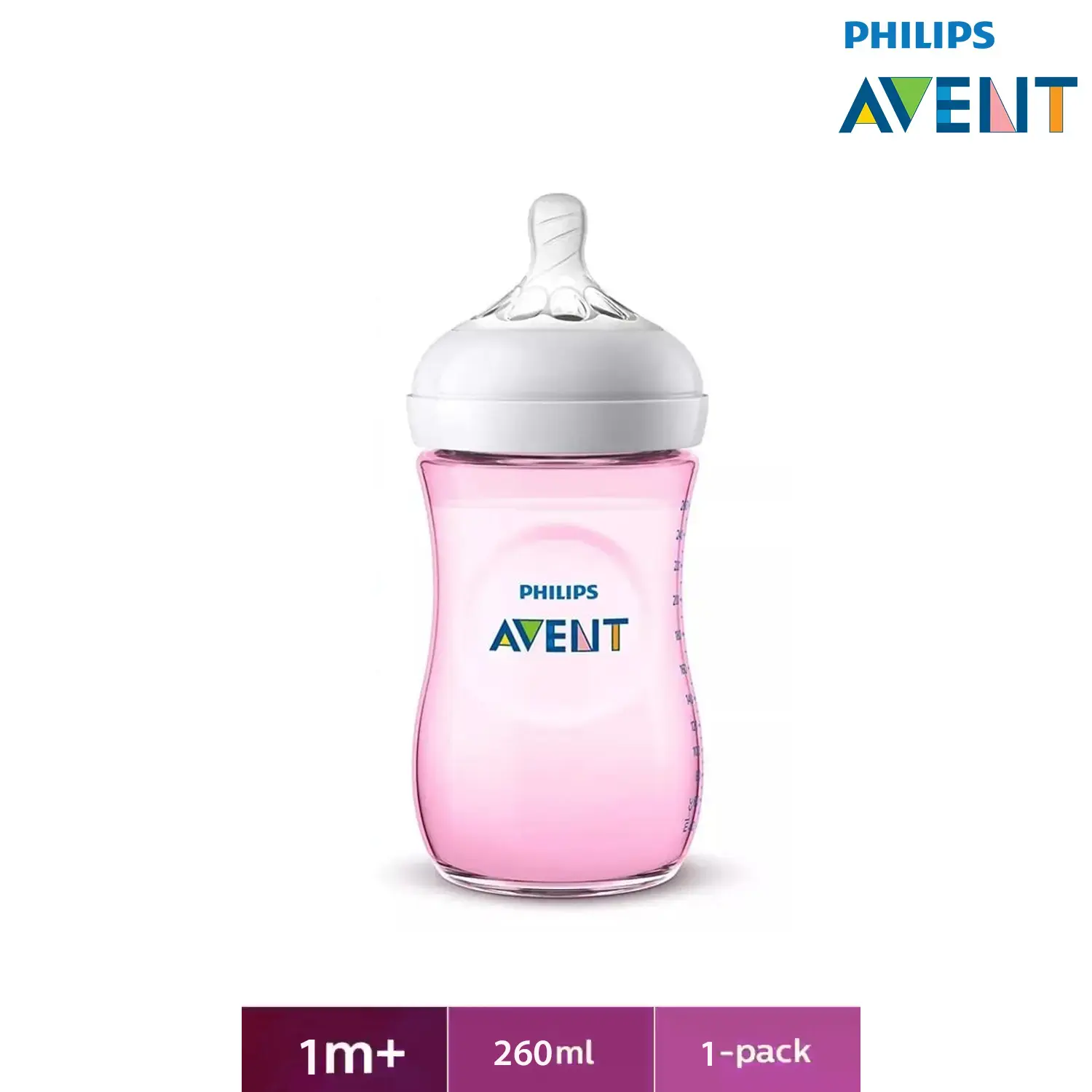 Natural Ultra Soft Feeder (Pink) 260ml Single