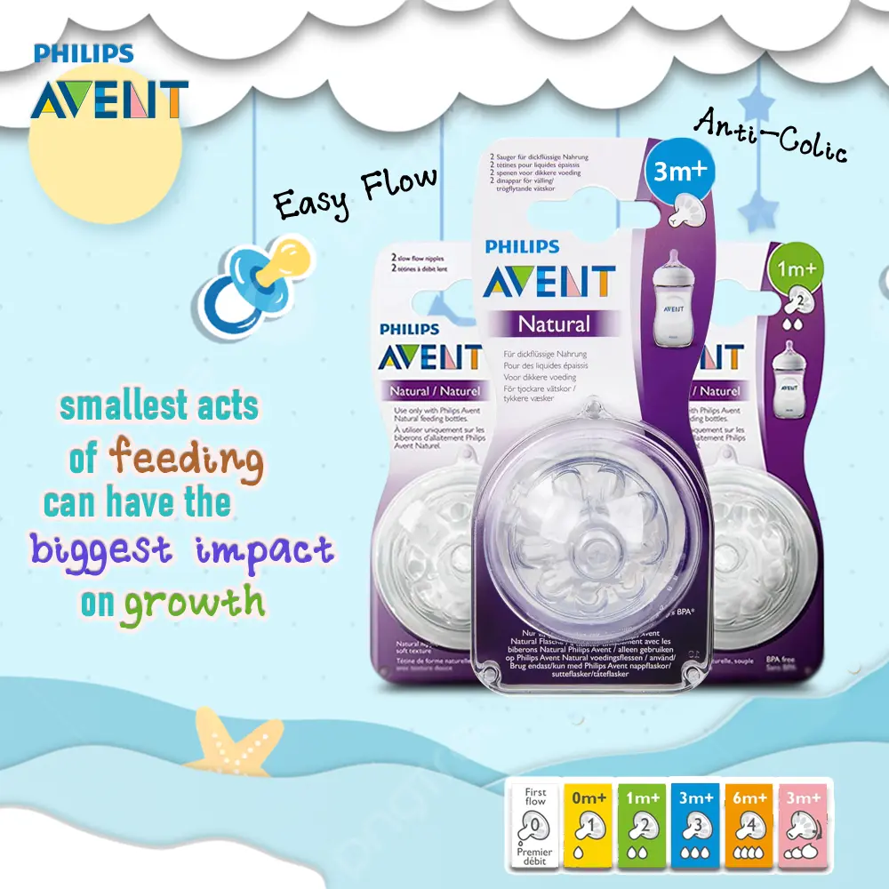 Philips Avent Natural Teat 3m+